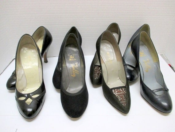 or 50s Vintage Shoes, Valley Shoes, 50s High Heels, Small size shoes ...