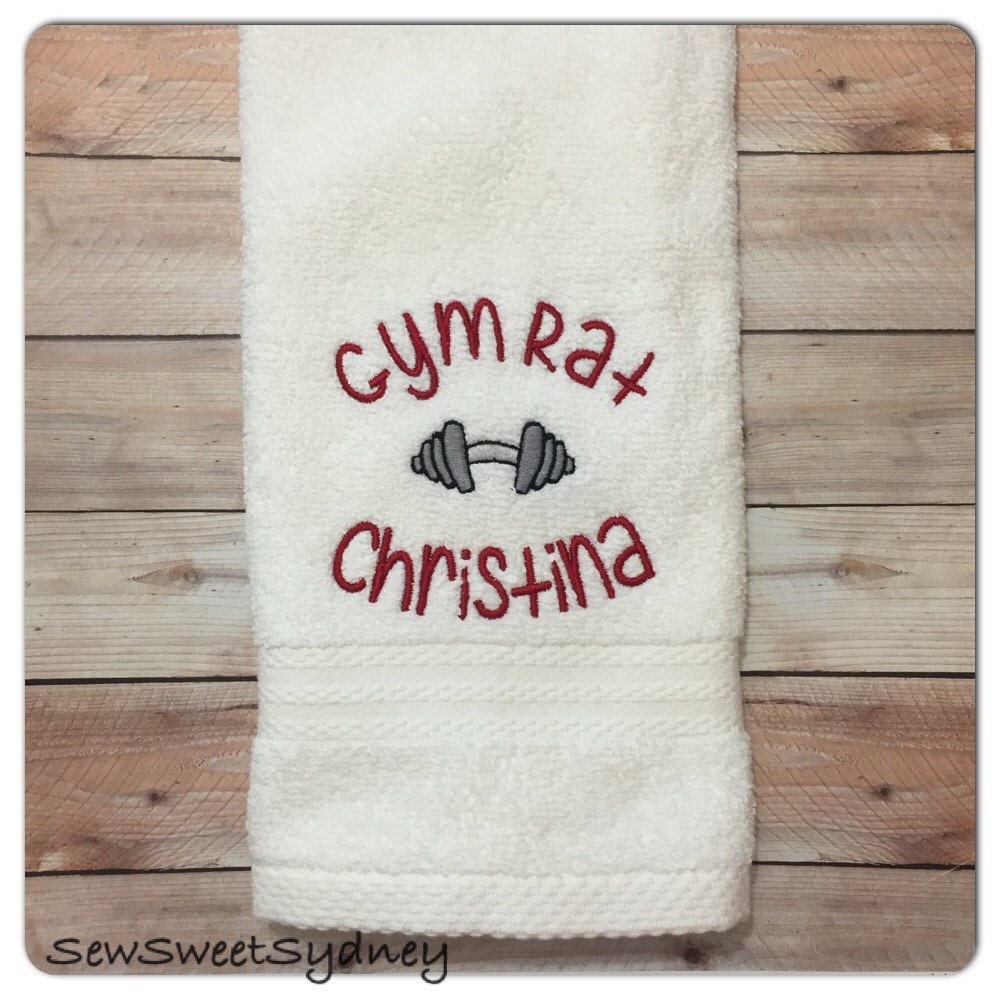 Personalized Gym Towel Hand Towel Personalized Gift For