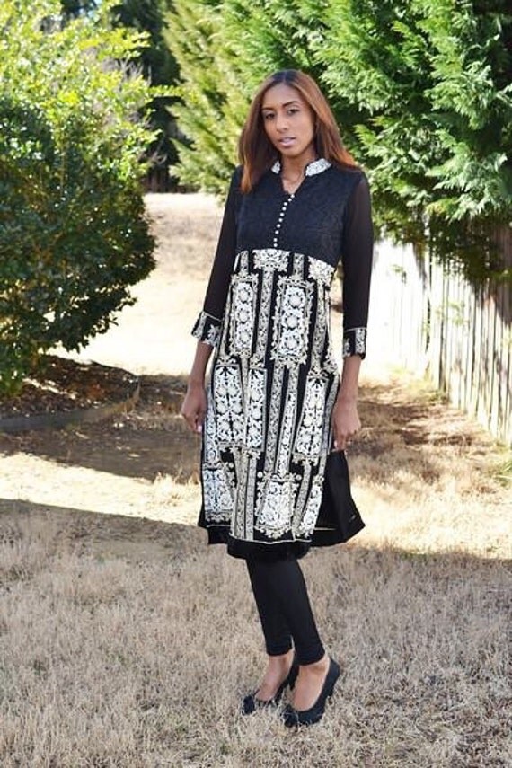 long kurti with leggings