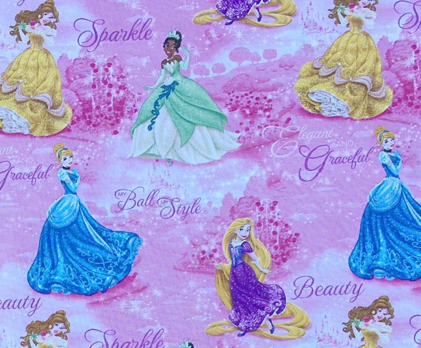 Disney Princess Fabric by Springs Creative cotton fabric by