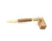 Handcrafted pen, 24K Gold Bolt Action Pen featuring bocote, gun themed pen, perfect gift for a gun enthusiast or hunter, Father's Day Gift