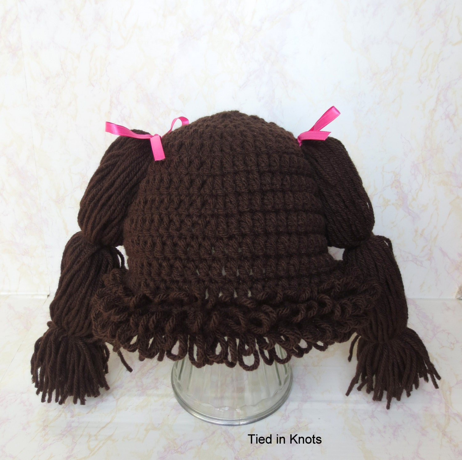 Cabbage Patch Doll Hat Crochet Cabbage by TiedinKnotsCrochet