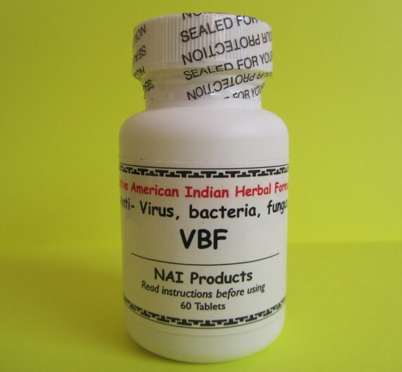 VBF 60 count bottle Indian BLACK SALVE Bloodroot by VibrantHub