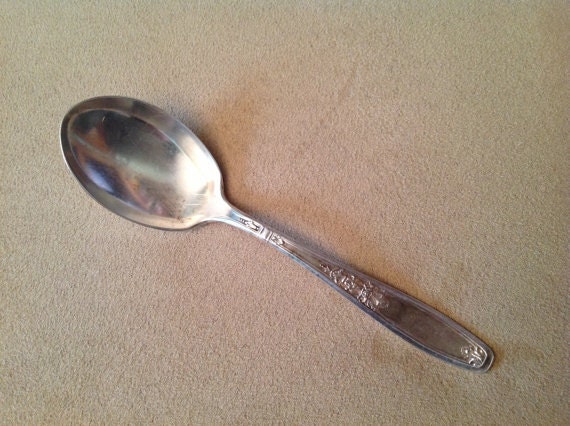 Antique 1847 ROGERS Bros 1919 AMBASSADOR Sugar Spoon 6″ – Haute Juice