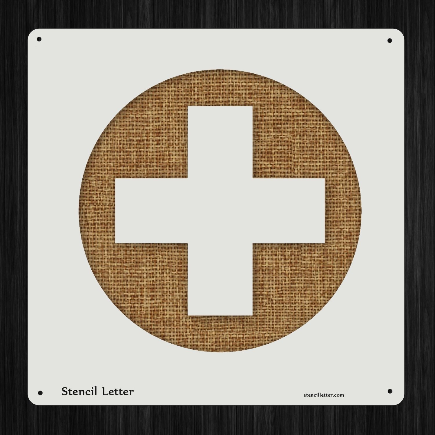 Medical Red Cross Style 2098 DIY Stencil Clear Plastic Acrylic