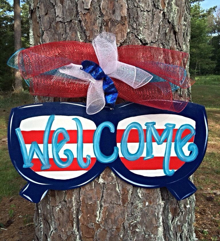 4th of july door hangerpatriotic door hangerFourth of July