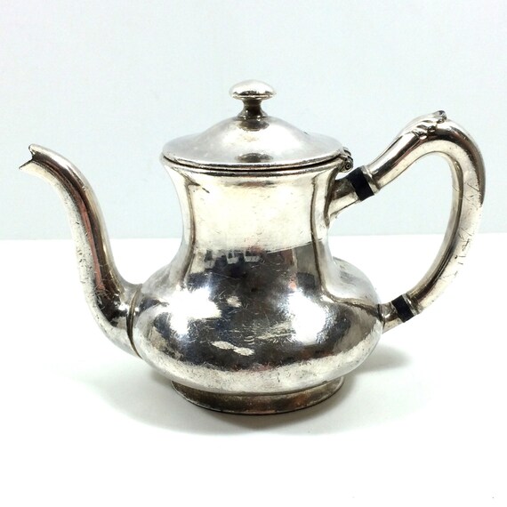 Antique Reed & Barton Silver Plated Teapot Single Serving
