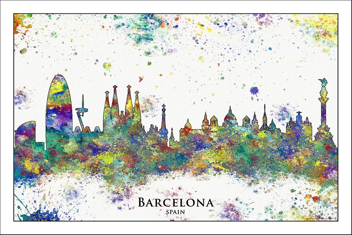 City map Barcelona Spain