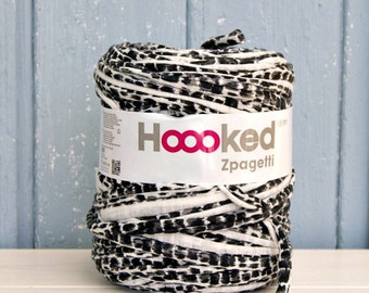t-shirt yarn 135 yards, ecologic cotton, Zpagetti, Animal, recycled yarn, cotton yarn, elastic yarn