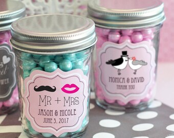 Wedding Favors Mini Mason Jar 4oz Personalized Wedding Favors Mini Mason Jar 4oz Personalized