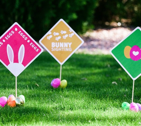 Easter Egg Hunt Yard Signs