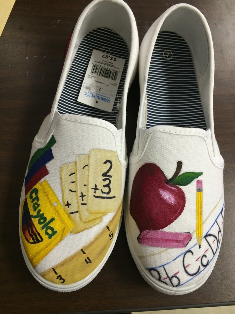 custom teacher shoes