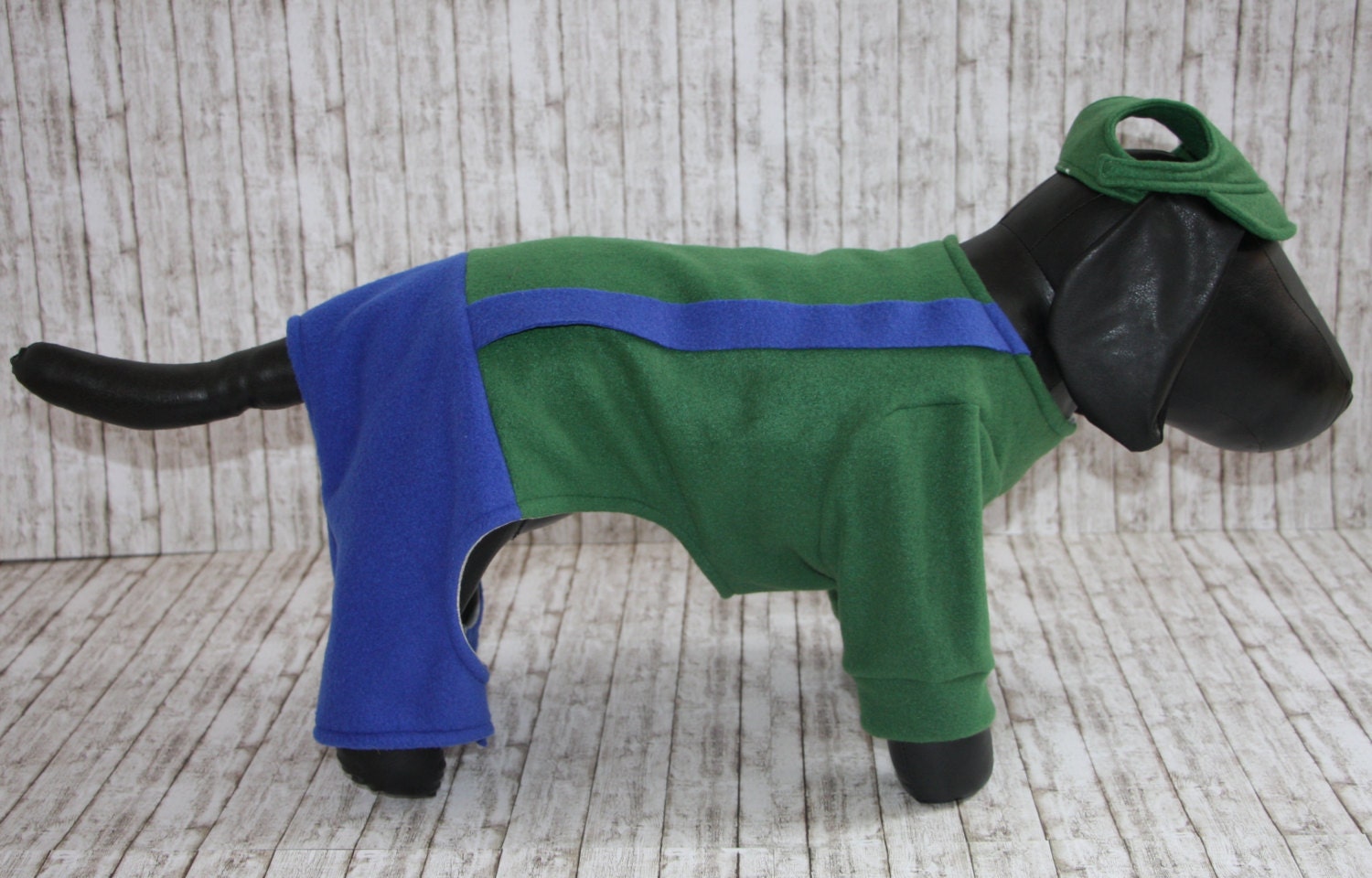 Mario Luigi Dog Costume
 Luigi Dog CostumeANY SIZE Mario Bros Dog by WeeNIESnRO on Etsy