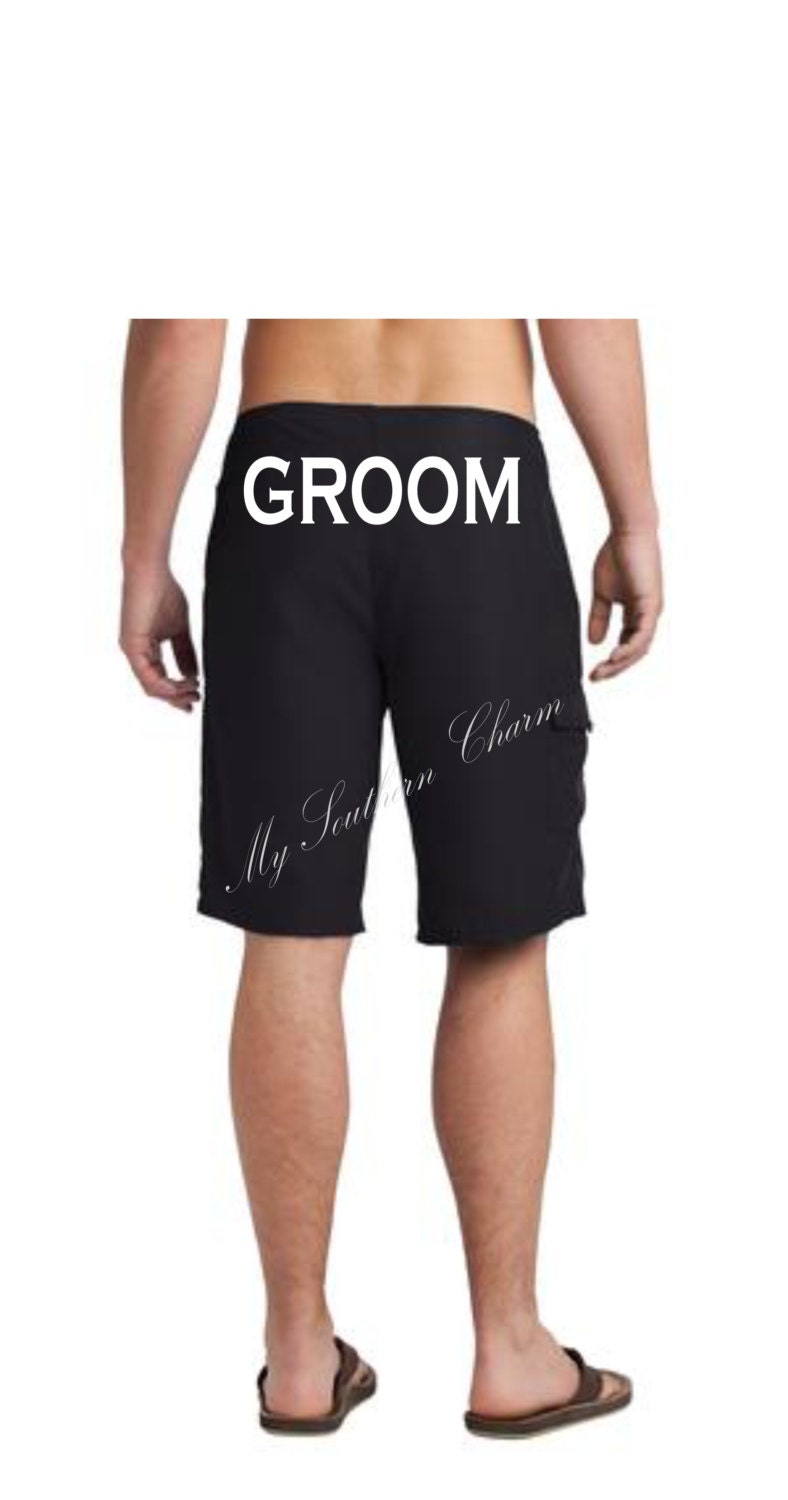 Honeymoon Swimsuit Groom swim trunk Groom Board Short