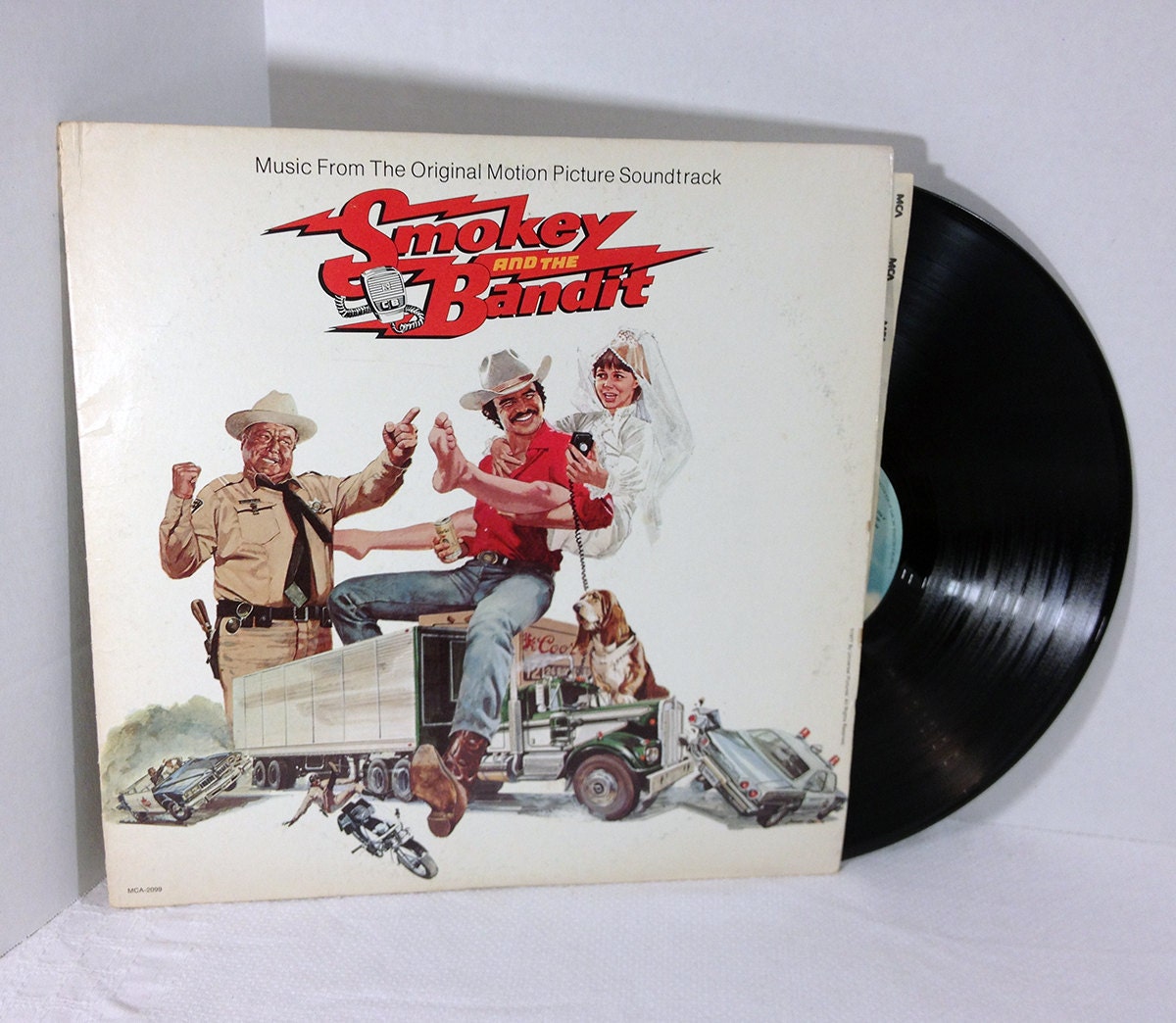 Smokey and the Bandit Soundtrack 1977 Vinyl Record vintage LP