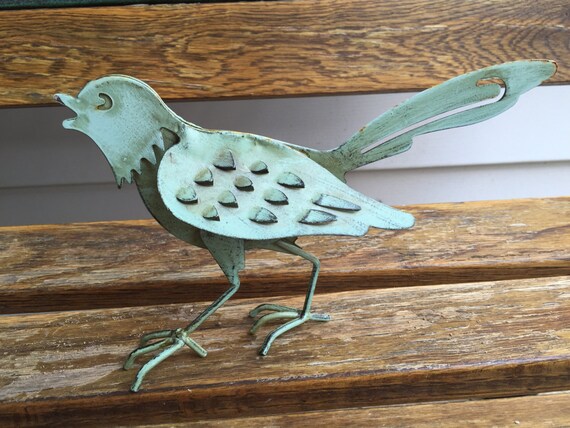 rustic bird figurines