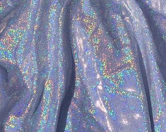 Holographic skater skirt
