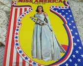 Paper Dolls, Uncut Whitman Vintage Paper Dolls "Miss America" from 1979 #13 Paper Dolls, Uncut Whitman Vintage Paper Dolls "Miss America" from 1979 #13