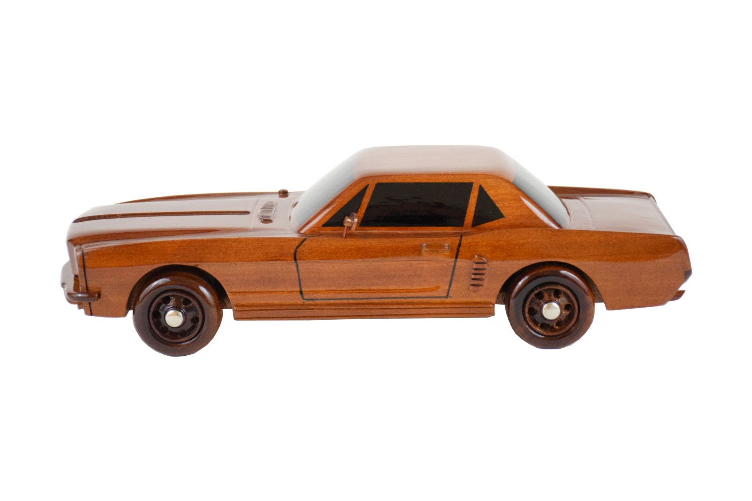 wooden ford mustang