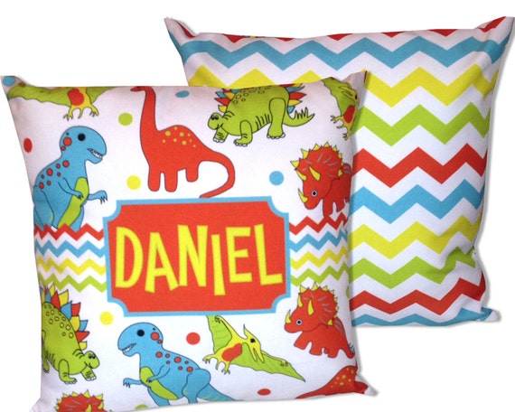 dinosaur decorative pillow