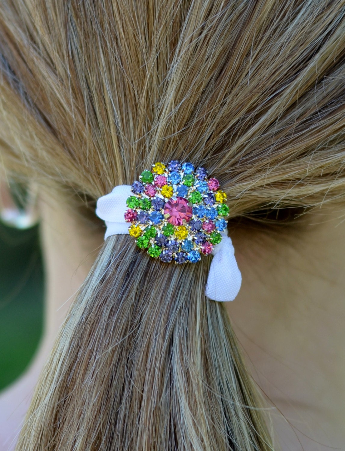 Rhinestone Hair Ties Bling Hair Ties FOE Hair Ties