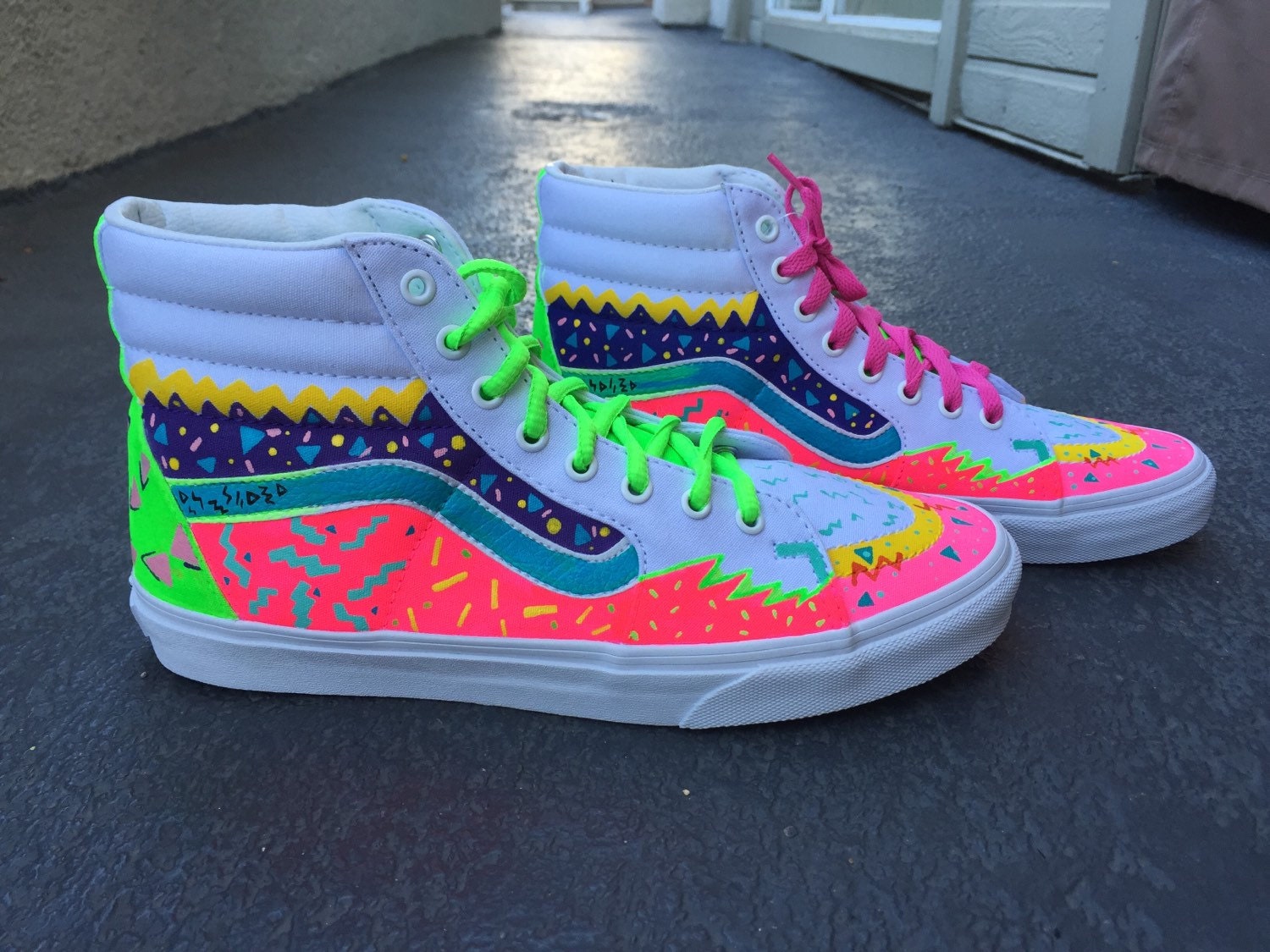 customize vans high tops