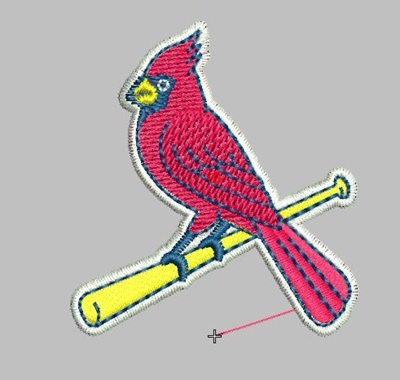 St louis cardinals embroidery design st by embroiderydesgin