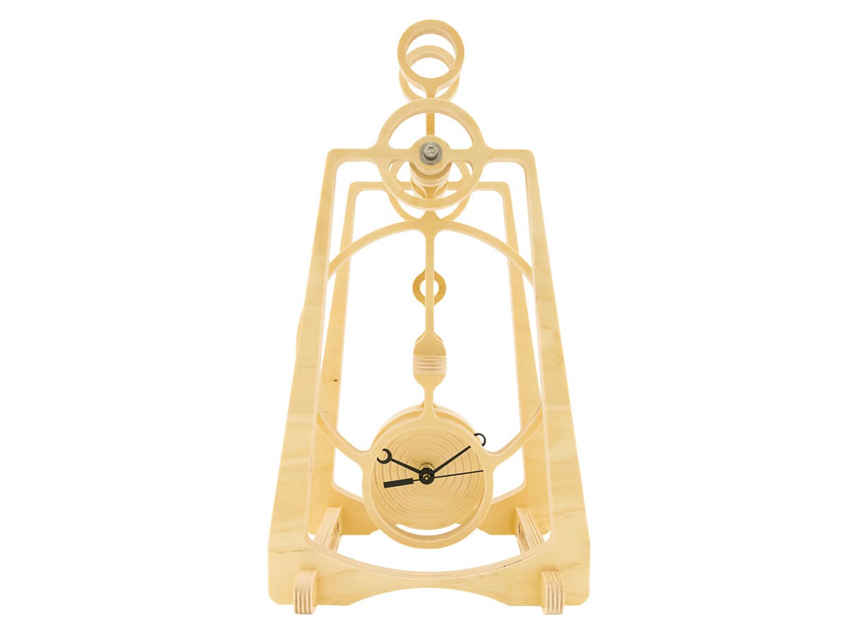 Swinging Pendulum Wood Desk Clock by KkornerInnovations on Etsy