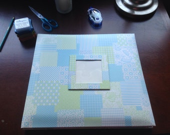 Complete Large scrapbook album with 20 premade pages