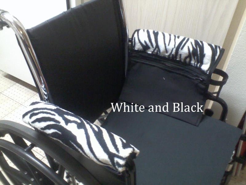 Handmade Wheelchair or Power Chair Armrest Covers. Fleece with
