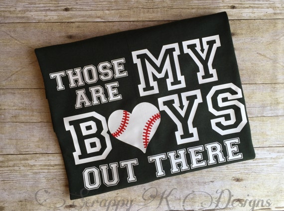 Download Baseball Mom Shirt Those are My Boys Out There Baseball Mom