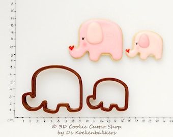 Mother & Baby Elephant Cookie Cutter Set