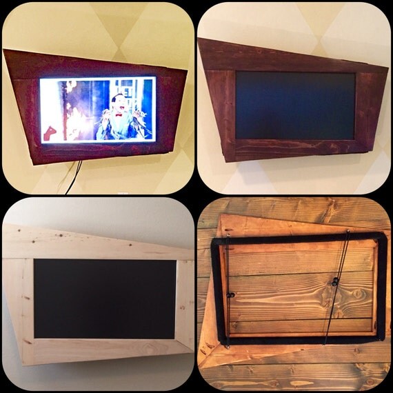 Flat Screen TV Retro Wood Frame Vintage Style Artcraft