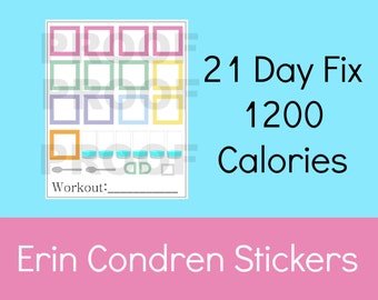 21 day fix planner | Etsy