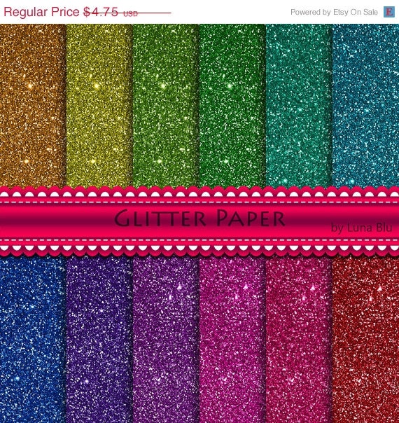 New Item added to my shopGlitter Digital Paper Pack “Glitter Paper