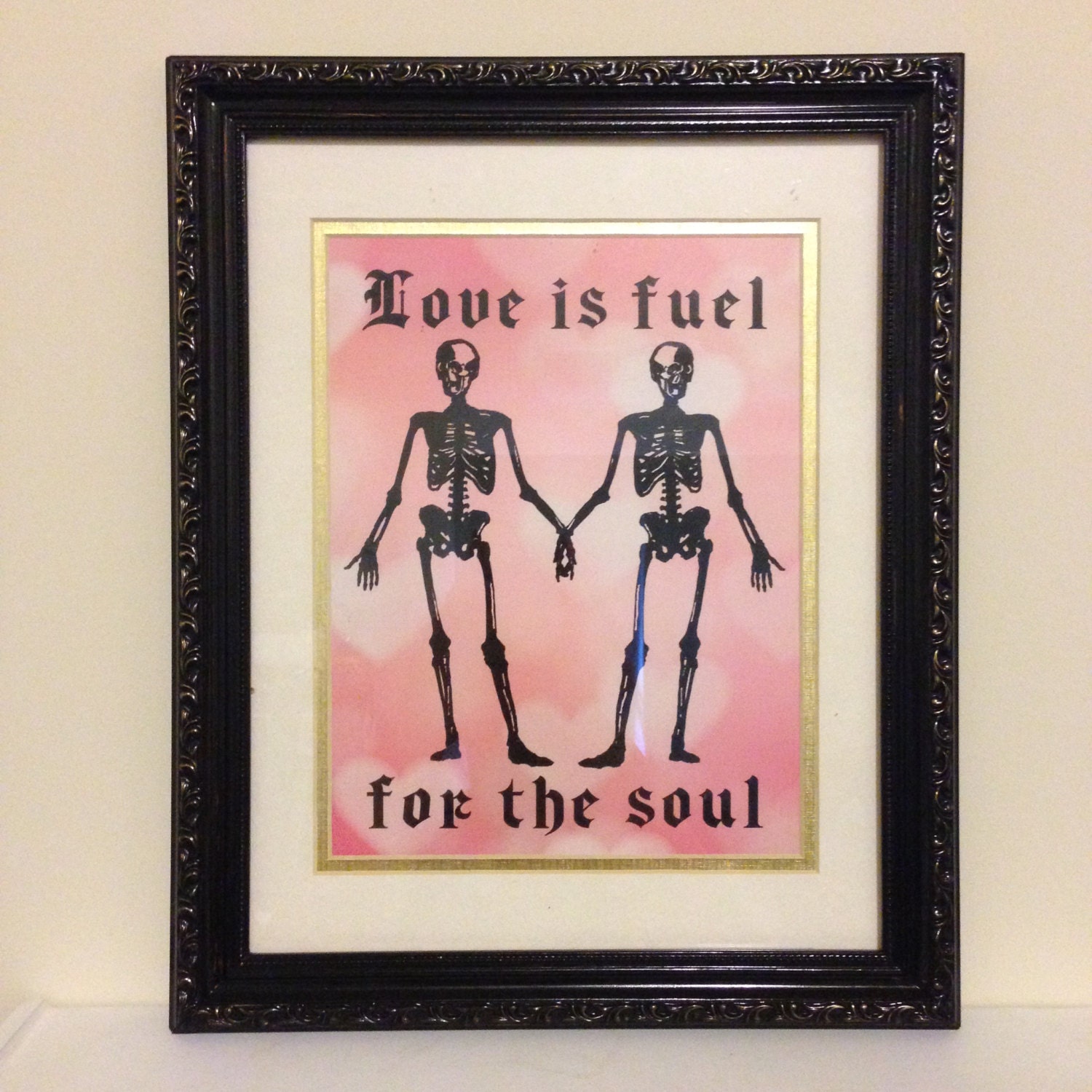 Love Is Fuel For The Soul Skeletons Lgbt Art