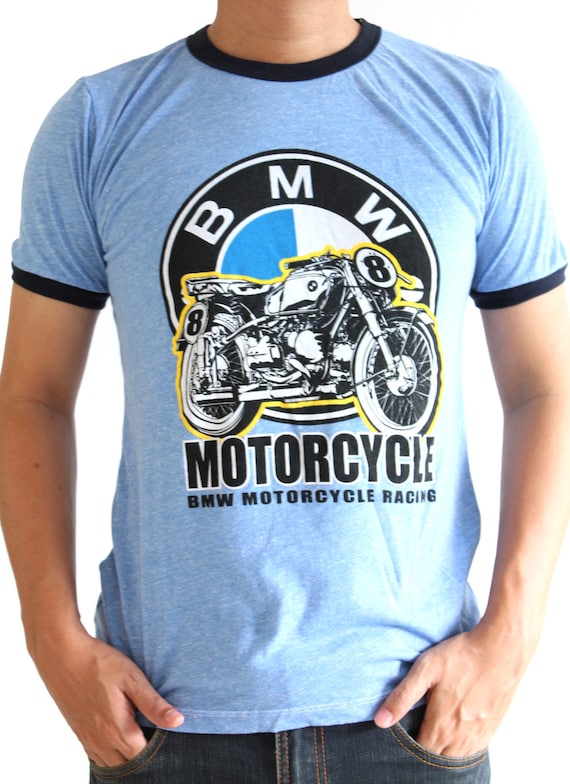 Items similar to Vintage BMW Motorcycle T-shirt Classic Design Thin