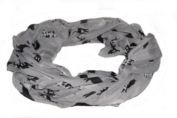 cow print scarf top