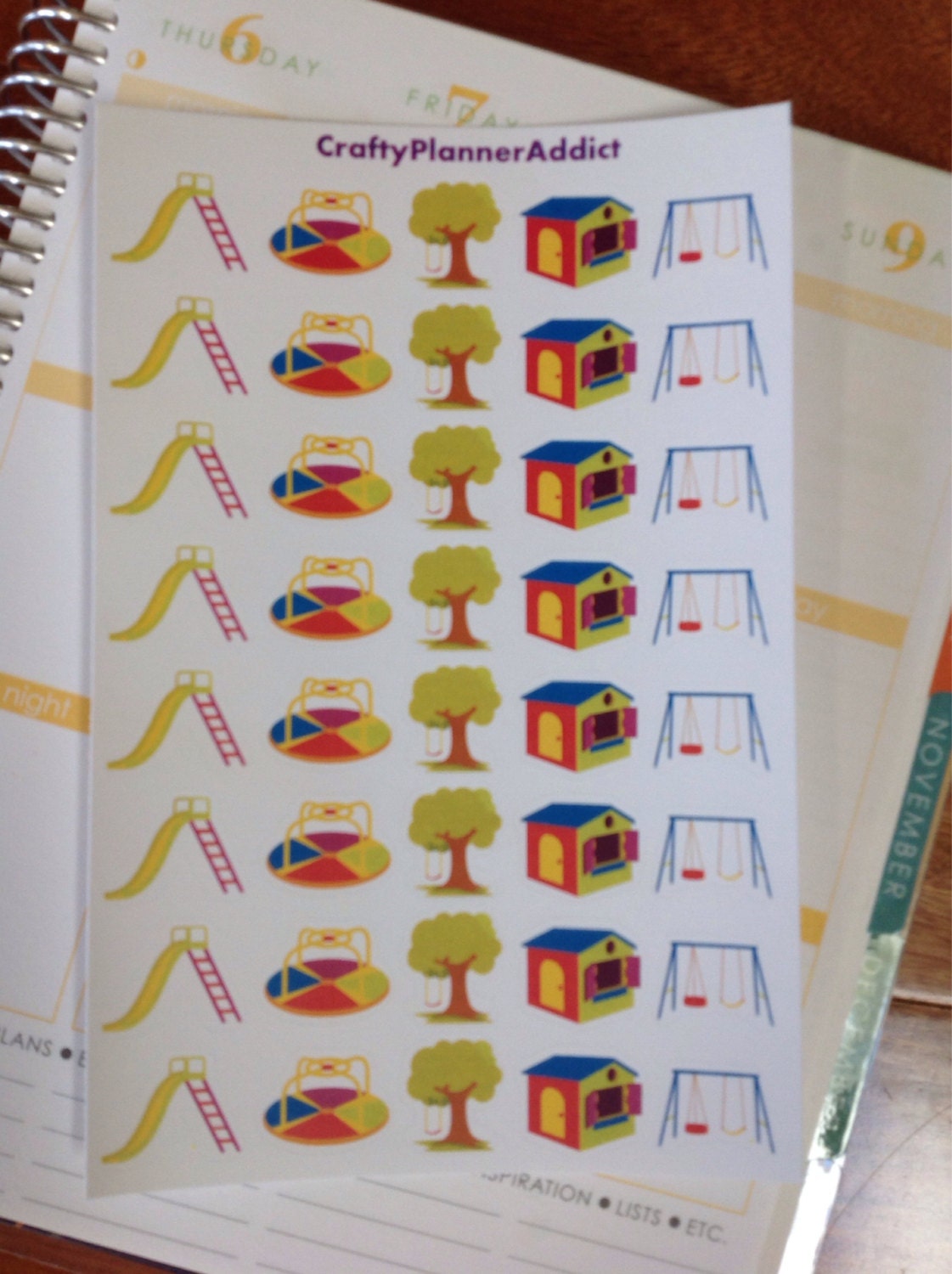 Playground Equipment Stickers