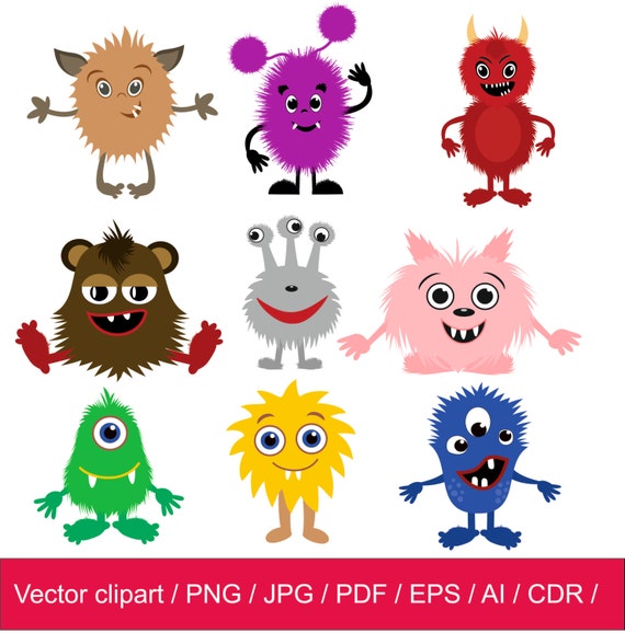 monster clipart etsy - photo #10