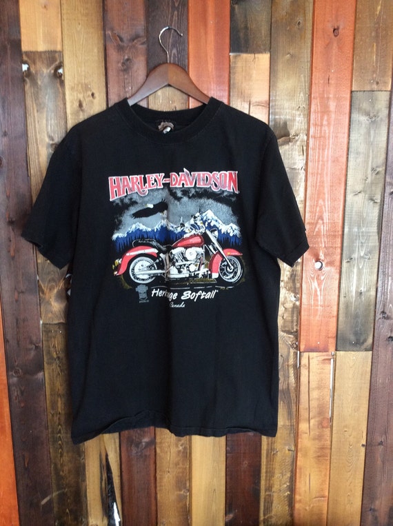Vintage large Harley Davidson t shirt swift river by ExileBoutique