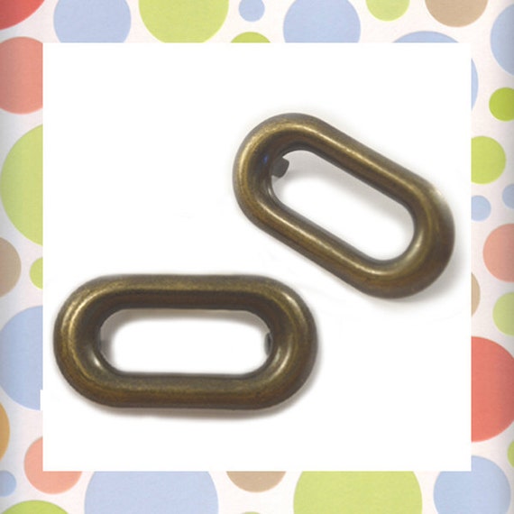 11/8 Inch Oblong / Oval Grommets / Eyelets by BagmakerSupply