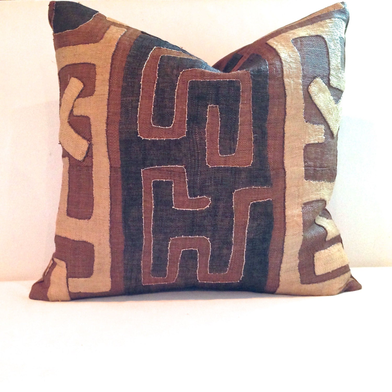 Kuba cloth pillow cover
