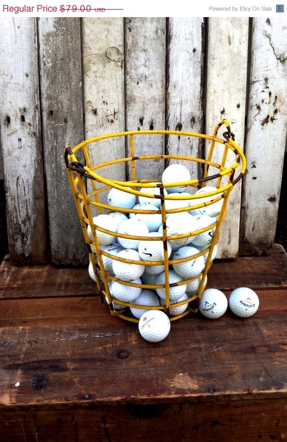 SALE Wire Golf Ball Baskets Set of 4 by BeadTrueToYourHeart