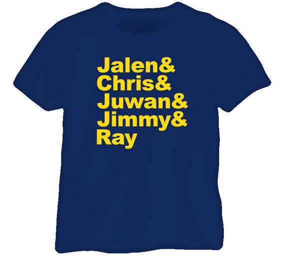 michigan fab five shirt