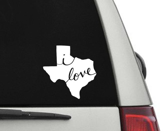 Texas Vinyl Decal Sticker TX Decal for Car Sticker by Dandymark