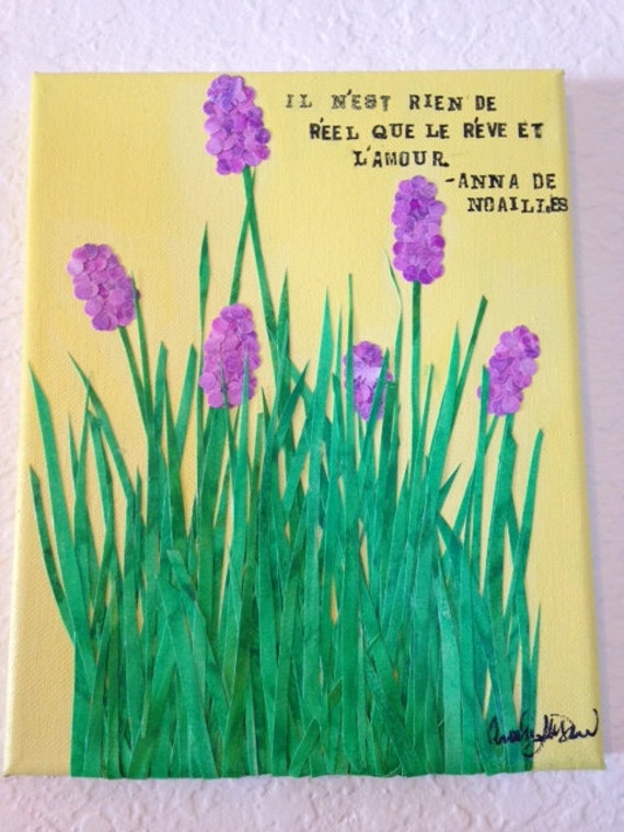 Items similar to French Lavender Love/ French Countryside Art/ French Love Quotes/ Lavender and ...