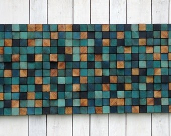 Reclaimed Wood Wall Sculpture - Wood Wall Art