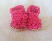 Size 36 Cloth Moccasins Red and Pink Embroidery main image 0