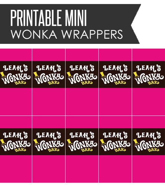 Printable wonka bar wrapper - etpfor